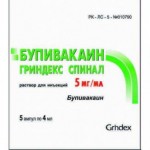 Бупивакаин-Гриндекс Спинал, раствор для интратекального введения 5 мг/мл 4 мл 5 шт ампулы