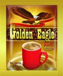 Напиток кофейный, Golden Eagle (Голден Игл) 20 г №10 Классик 3в1 растворимый пакет