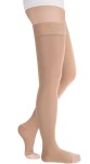 Чулки компрессионные, Savoy (Савой) р. 5 (XL) арт. SV-393W Люомма Идеалиста 2 класс компрессии 23-32 мм рт.ст. с открытым носком на широкое бедро карамель