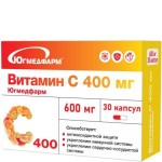 Витамин C 400 мг, капсулы 600 мг 30 шт БАД